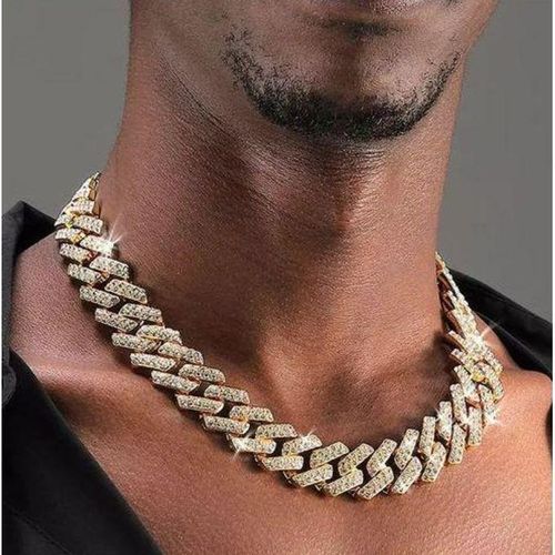 Chic Chaîne En Strass Stylé Luxueuse Bling KING