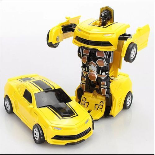 New Voiture TRANSFORMER-jaune