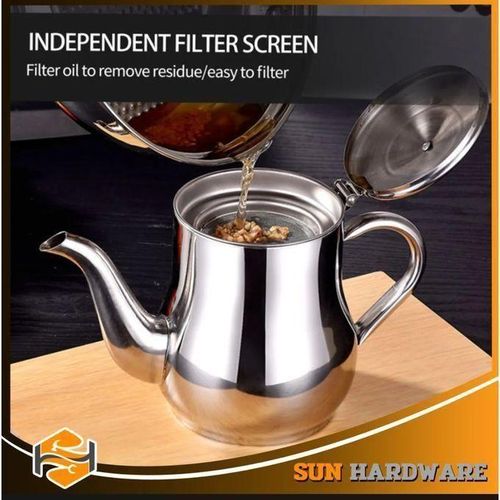 Pot De Filtre à Huile En Acier Inoxydable, Théière