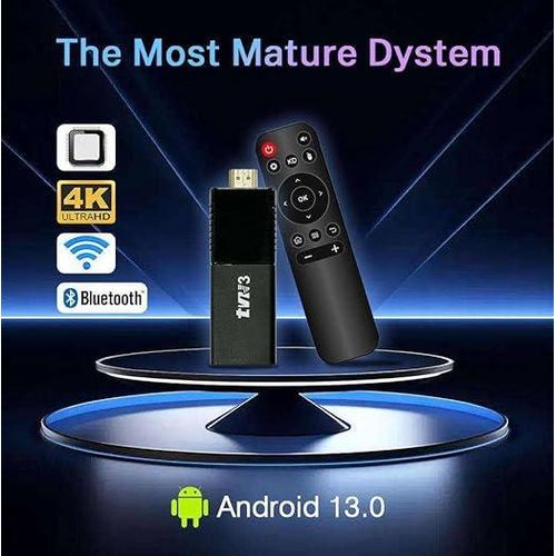Boîtier TV intelligent Android 4K Ultra HD, lecteur multimédia en streaming haute vitesse, processeur quadricœur