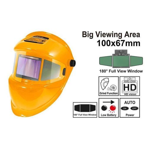 Ingco Masque Soudeur Auto-Obscurcissant Jaune AHM006 BN