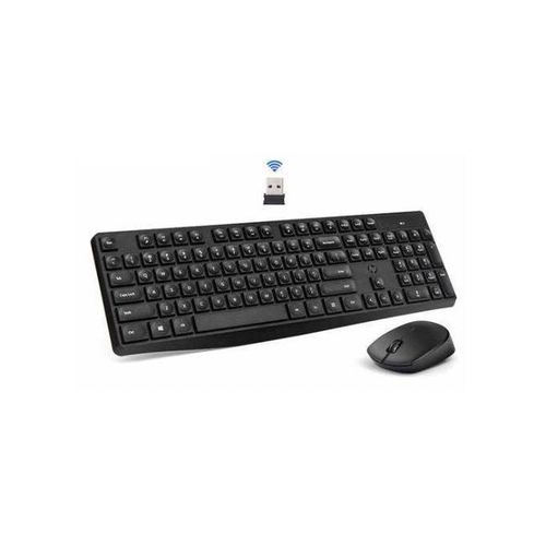 CLAVIER+SOURIS SANS FIL Cs10 - NOIR