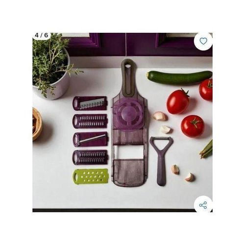 Mandoline Râpe Coupe Manuel Cuisine 8 en 1 Trancheuse