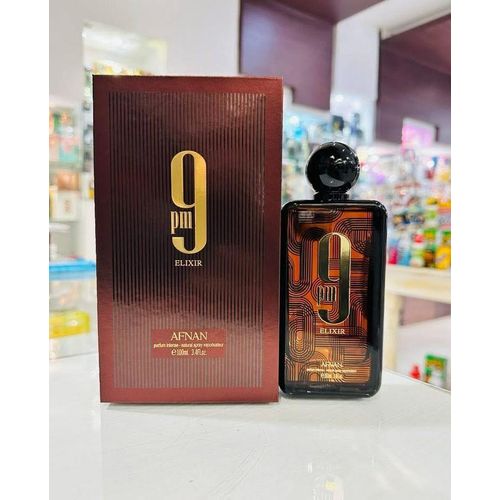 Eau de Parfum 9PM Elixir de Afnan 100ml- Parfum Oriental Épicé pour Homme e et Femme.