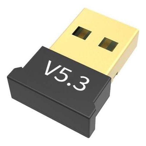 Adaptateur Bluetooth USB 5.3, Clé Bluetooth pour PC Portable USB Bluetooth Compatible avec Windows 11/10/8.1/7/Linux (5.3)