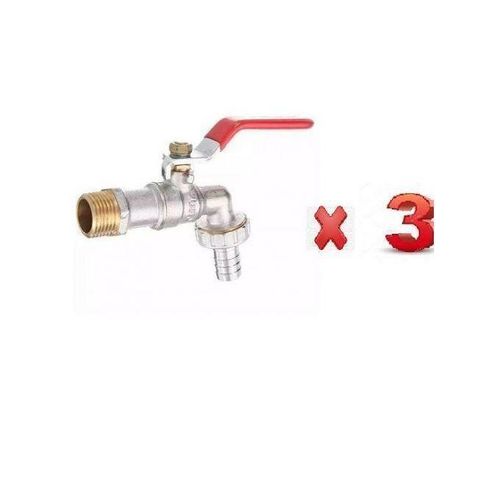 Lot De 03 Robinets De Cuisine - Lavabo 15 Mm