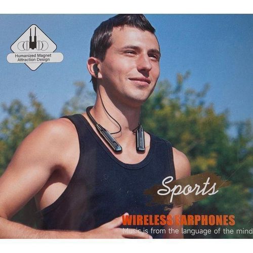 RECRSI couteurs Bluetooth Tour De Cou 200h RE-NY060 - Connect 2 Appareils - Prend Carte Mmoire - couteurs Sport Et Musique NHBB VVV