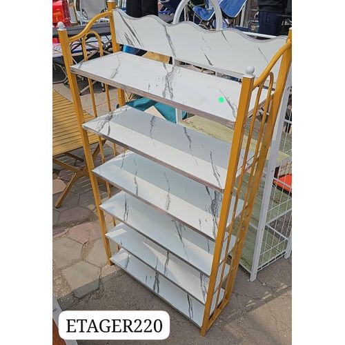 Étages De Chaussures En Bois 6 Étages