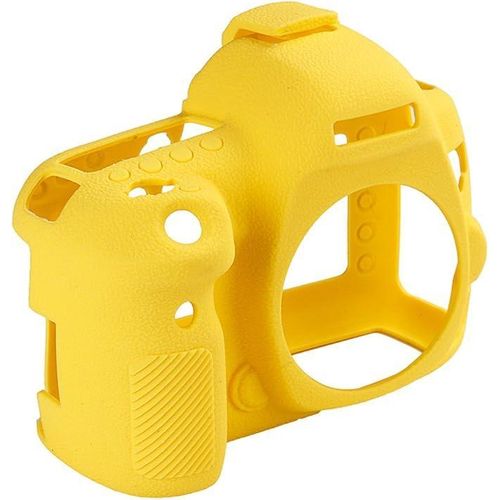 Étui à Caméra Profession Coque de Protection en Silicone, pour Appareil Photo Canon 5D Mark IV - Jaune