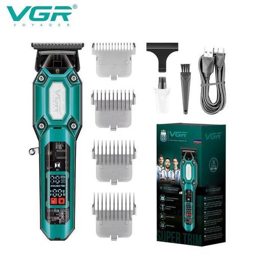 Tondeuse à cheveux rechargeable professionnelle 2000mAh - Vert