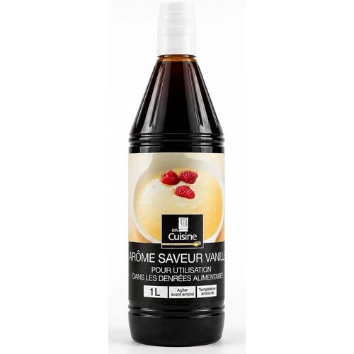 Arôme saveur Vanille , 1 Litre, pour patisserie et dessert