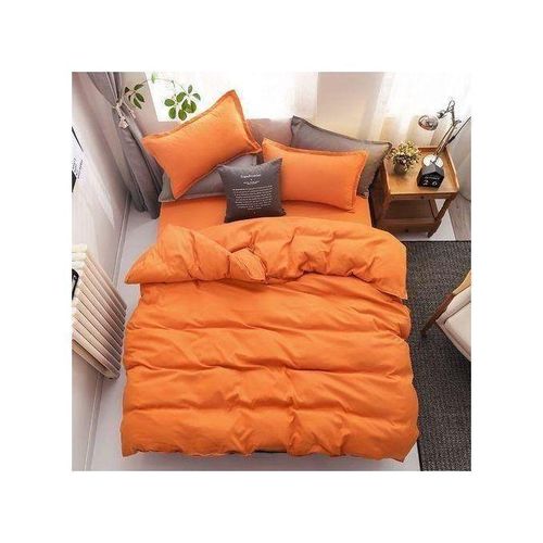 Partagez ce produit Couette orange Ultra-Douce 3 places avec 2 Taies d'Oreiller Assorties – Confort et Élégance pour Votre Chambre BN