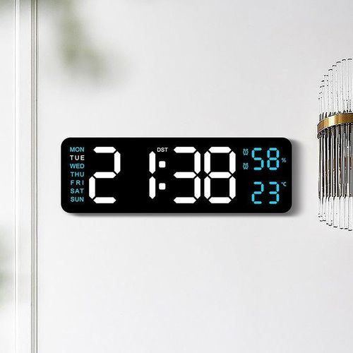 Horloge Numérique LED Écran 5503 avec Température et Humidité
