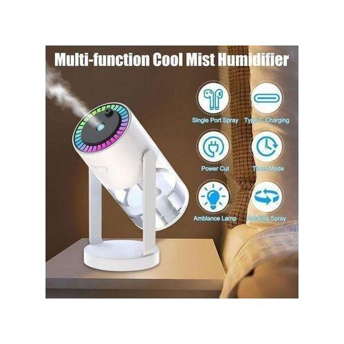 Diffuseur d'huiles essentielles avec lumière étoilée - Humidificateur d'air 280 ml pour la maison,