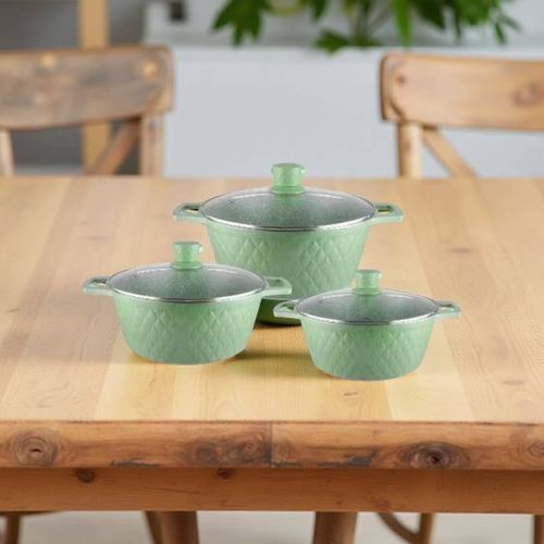 Ensemble de casseroles en granite 6 pièces - L’Alliance Parfaite entre Tradition et Modernité