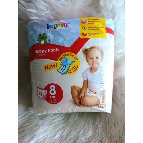 Pantalon de Protection Absorbant - Taille 8 XXXL (19kg+) - Pack de 24