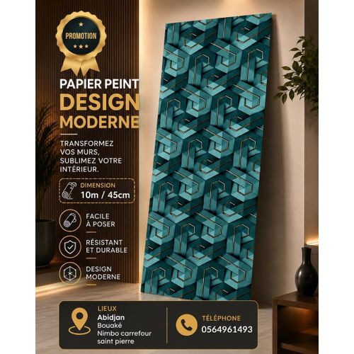 Papier peint mural - papier peint autocollant 45CMX10M