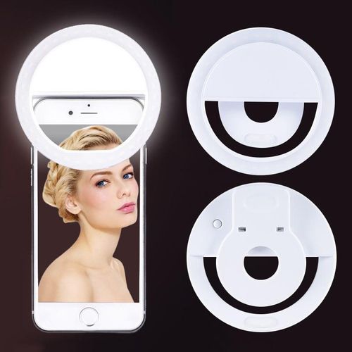 Lampe de selfie à batterie Anneau lumineux LED Éclairage photographique Lampes photo Éclairage vidéo Anneau lumineux de photographie