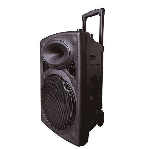 D15 Enceinte Bluetooth Portable + 2 Micros + 1 Télécommande + 1 Chargeur - Noir