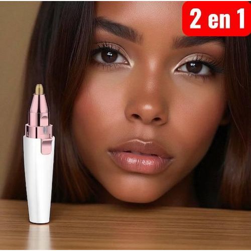 Épilateur Rasoir Electrique Sourcils pour Femme 2 en 1 - Beauté et Praticité au Bout des Doigts