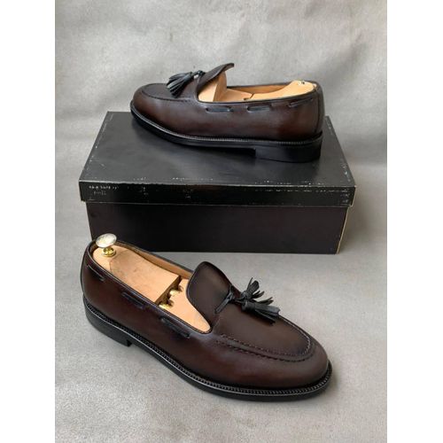 Souliers En Cuir -Homme marron