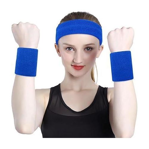 Bandeau de poignet absorbant la transpiration et évacuant l'humidité pour le sport