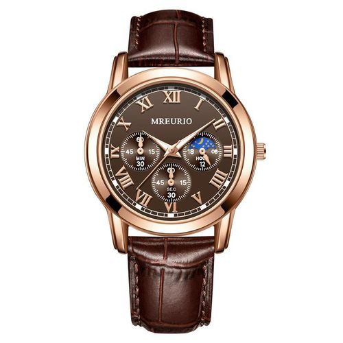 Montres quartz quartz sport homme bracelet en cuir