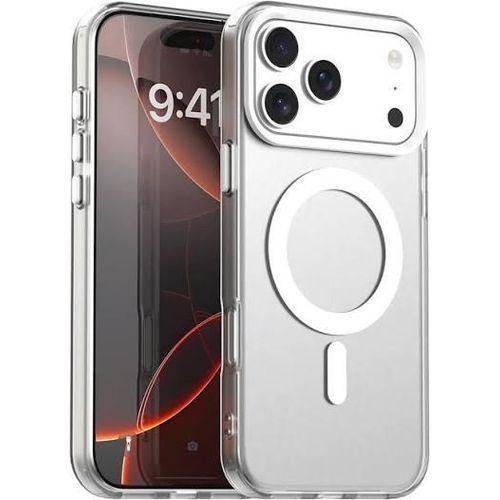 Coque Transparent MagSafe Compatible IPhone 17 Pro avec Anti choc - Transparent