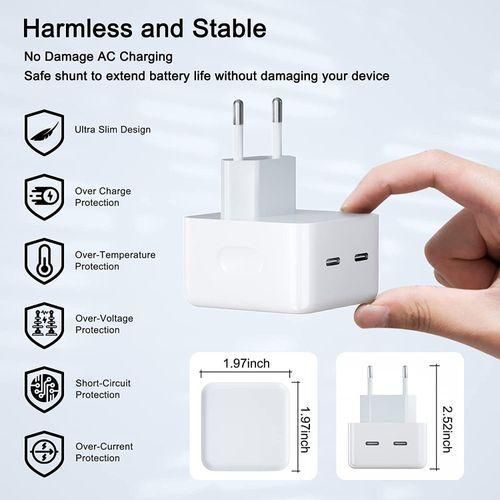 Chargeur Rapide Compatible Avec IPHONE PRO 14 13 12 11 Pro Max Mini X 8