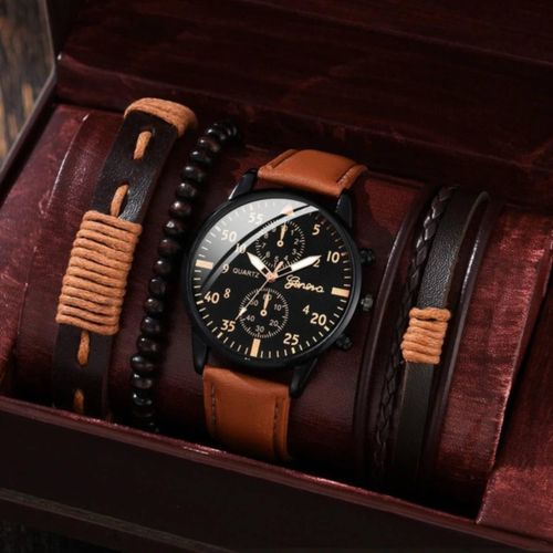 Montre Fond Marron Fond Noir