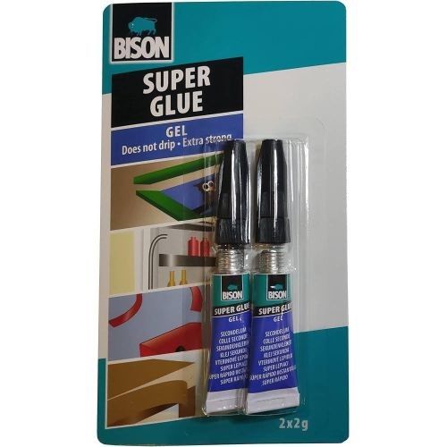 Colle Ultra Forte , Gel Ultra Rapide, BISON, Colle Extra Forte 2 X 2 G. Importé De France