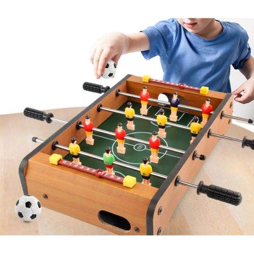 Baby-foot Foosball Table Football D'intérieur Pour Fête Enfants 51x31x10