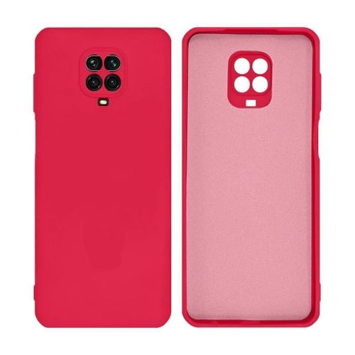 Coque En Silicone Compatible pour Redmi Note 9 Pro Avec Antichoc - Rouge