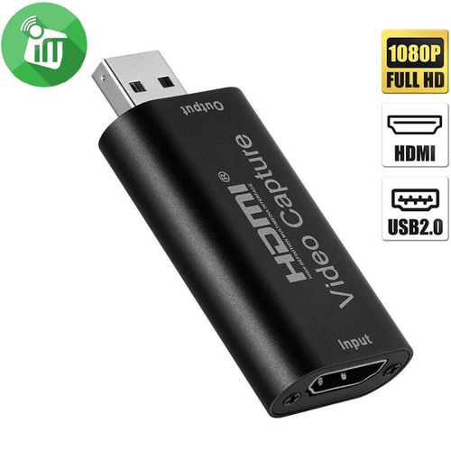 Carte De Capture Audio Vidéo HDMI Vers USB - Noir
