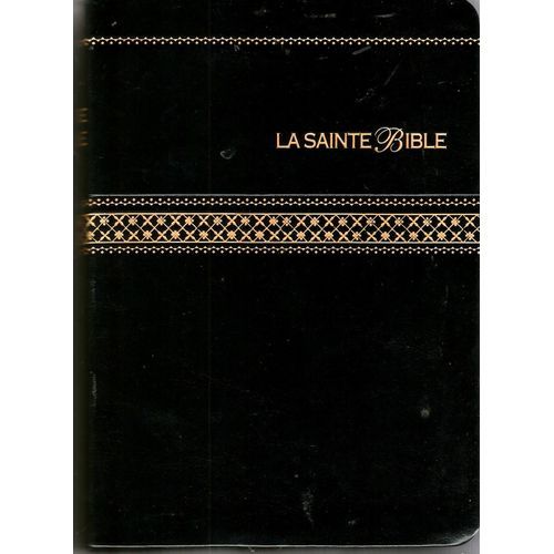 La Sainte BIBLE 065(Sgd-sans Onglet-Noir Dorée)