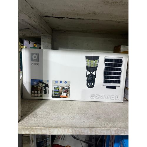 Caméra de Surveillance Solaire V380 HD WiFi Extérieure avec Panneau Solaire et Vision Nocturne