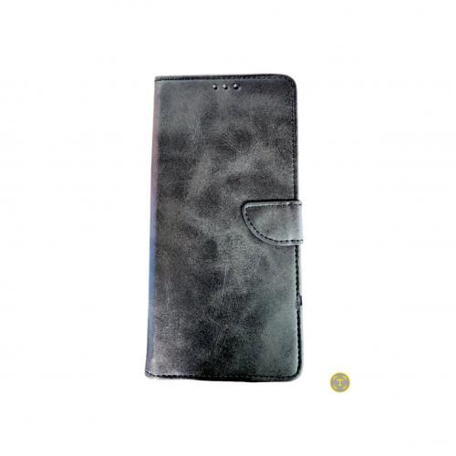 Étui à Rabat Tecno Spark 10 Pro + 1 Antichoc - Noir