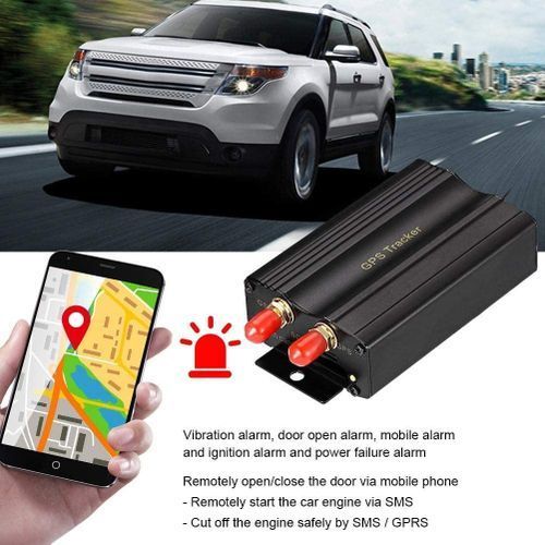 Traceur GPS / GSM / GPRS Localisateur Professionnel Avec Coupe Courant -Noir
