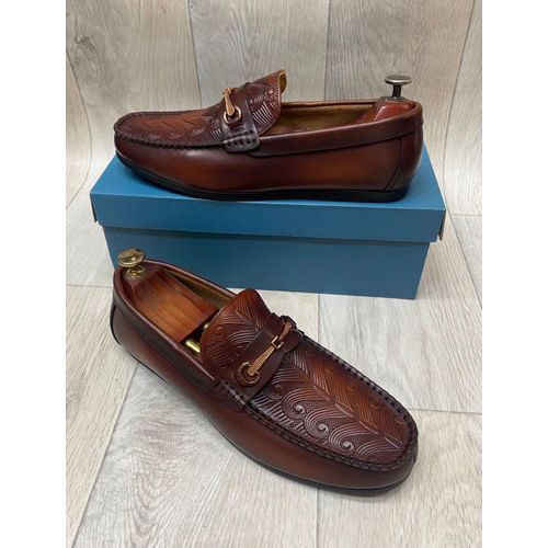Mocassin En Cuir Pour Homme – Marron