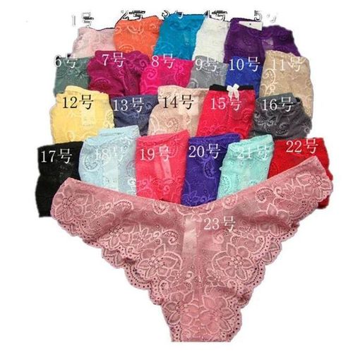Lot de 06 caleçons ou Silips Femme - Sexy( Avec Expédition Rapide)