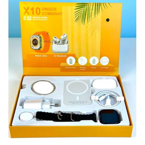 Le Coffret Montre Connectée + écouteur + Chargeur W26 PRO MAX Série 8