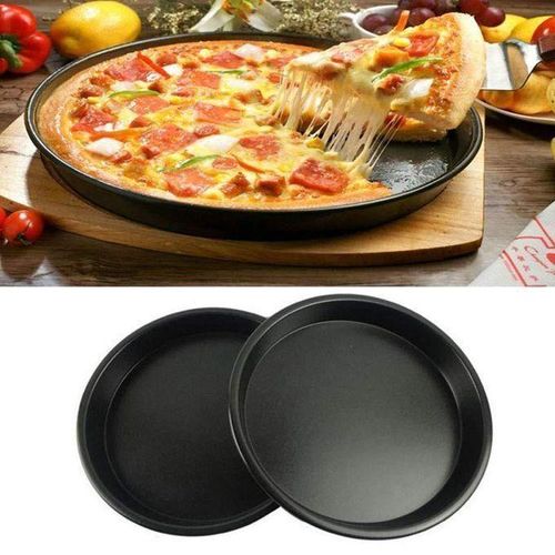 2 x moule de gateaux - Moule À Pizza En Metal Anti-adhésif - Noir VVC