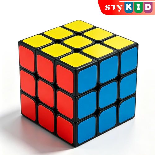 Puzzle éducatif classique 3x3 Magic Cube pour enfants et ados (14 ans)