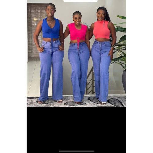 Pantalon Jeans Dame Gros Bas