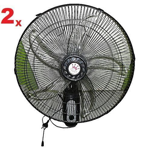 Crown 2 Ventilateurs Muraux 55w - Noir