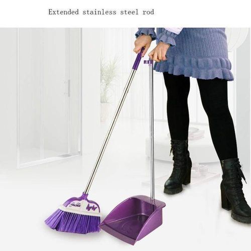 Chic Ensemble Balai Et Pelle à Poussière( Livrez Selon La Couleur Disponible )