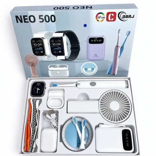 Coffret High-Tech 7 en 1 – Montre Connectée & Accessoires