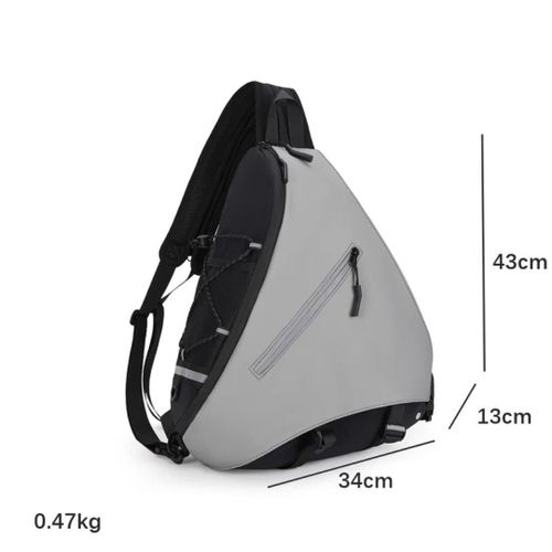 Sac à Dos Antivol Triangulaire - Gris
