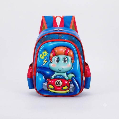 Sac à dos d'école primaire Motif dessin animé, multicolore, pour les enfants de 3 à 9 ans