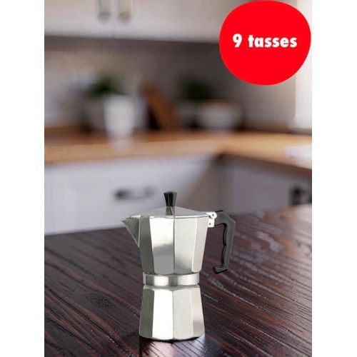 Cafetière Inox Italienne 9 Tasses – L’art du vrai café